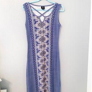 ☆Long patterned dress! 𝚂𝚞𝚙𝚎𝚛 𝚜𝚘𝚏𝚝☆